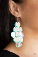 Load image into Gallery viewer, Sequin Seeker - Silver Earrings Paparazzi 