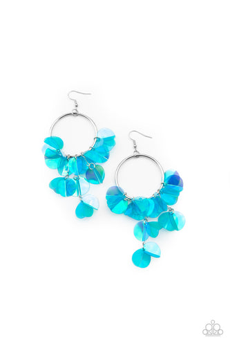 Holographic Hype - Blue Earrings