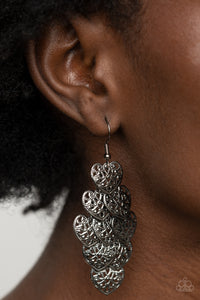 Shimmery Soulmates - Black Earrings Paparazzi 