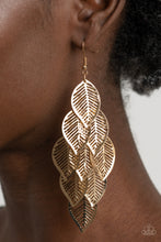 Load image into Gallery viewer, Limitlessly Leafy - Gold Earrings