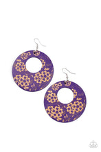 Load image into Gallery viewer, Galapagos Garden Party - Purple Earrings Paparazzi 