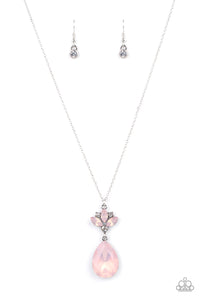 Celestial Shimmer - Pink Necklace