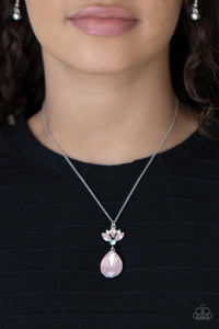 Celestial Shimmer - Pink Necklace