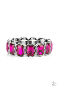 Studded Smolder - Pink Bracelet