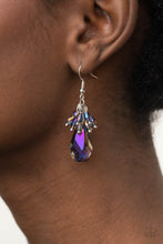 Load image into Gallery viewer, Well Versed in Sparkle - Purple Earrings